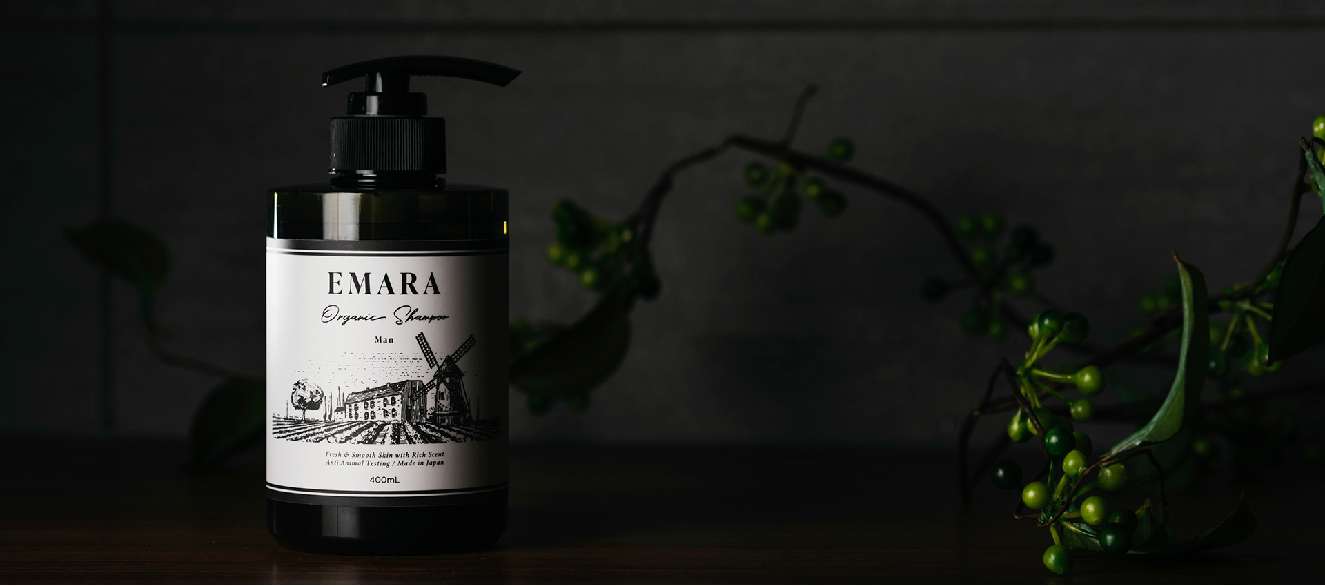 EMARA Organic Shampoo for Man